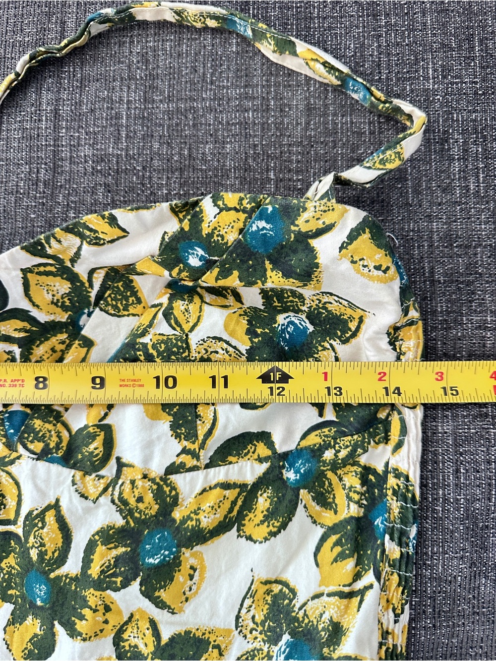 Anthropologie 100% Cotton Girls From Savory Floral Halter Mídi Dress Size - Picture 10 of 16